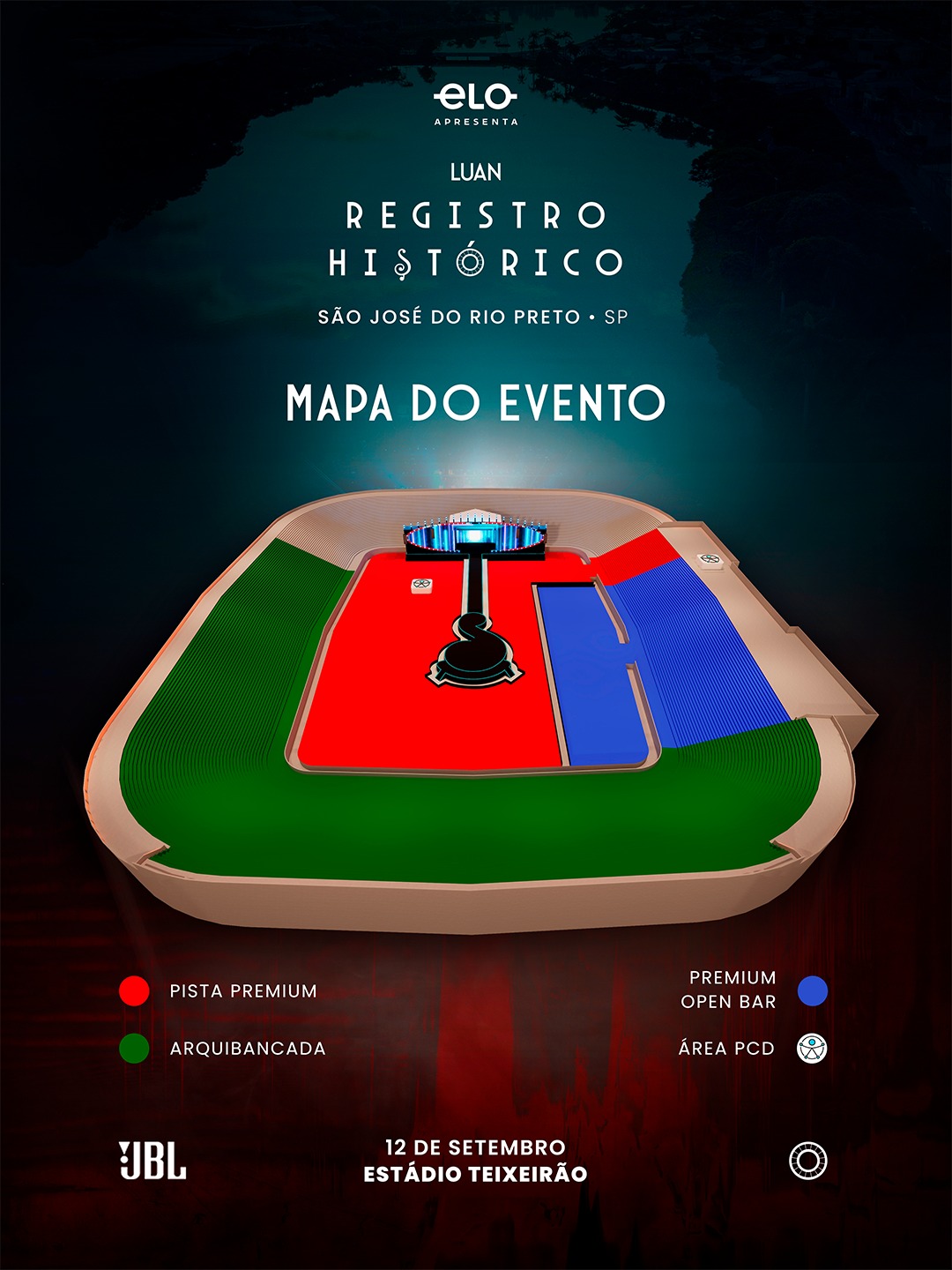 Luan Santana leva ‘Registro Histórico’ ao Teixeirão e abre vendas com mapa oficial inédito em Rio Preto